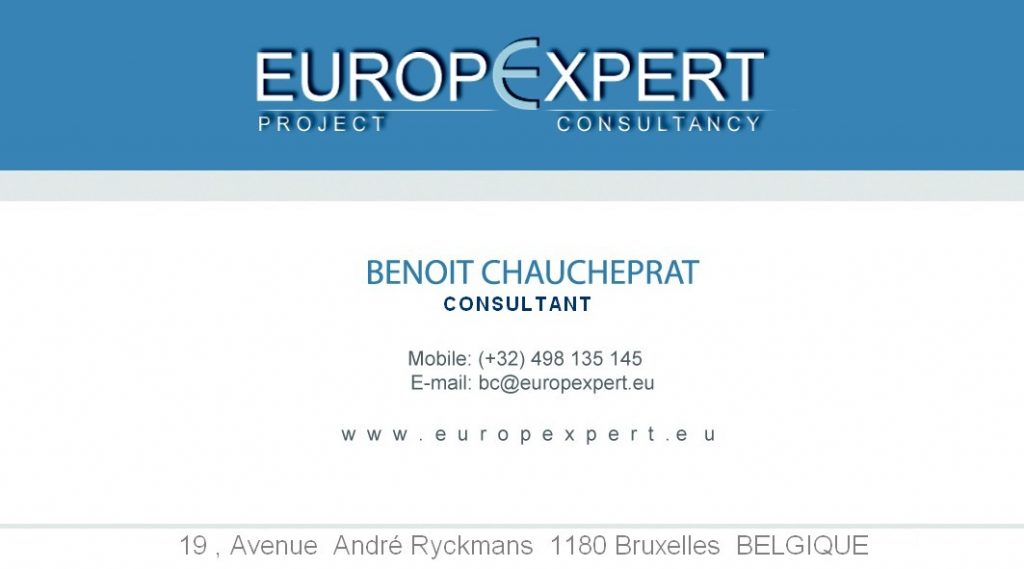 carte de visite Benoit Chaucheprat Europ'Expert